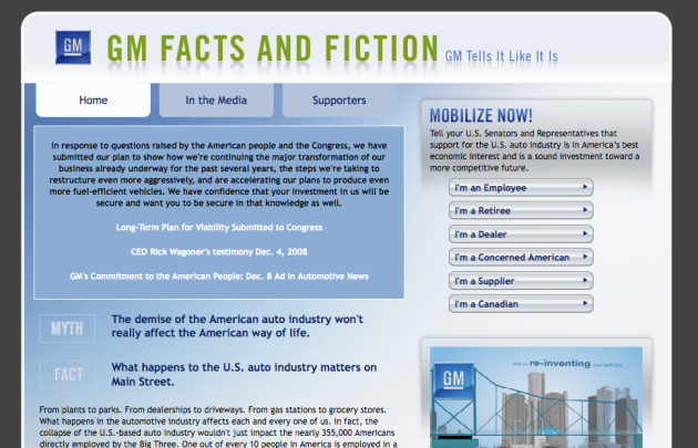 GM Fact & Fiction - Homepage